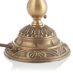 Berliner Messinglampen Bordlamper > Den udsmykkede bordlampe Caroline af messing