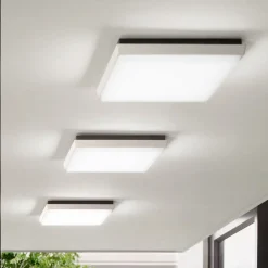 Fabas Luce Udendørs Loftlamper > Desdy LED udendørs loftlampe, 30 x 30 cm, hvid