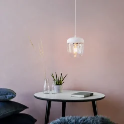 Pendellamper ^ UMAGE Design pendellampe Acorn, hvid og messing