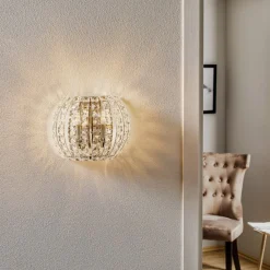Væglamper|Væglamper ^ Schuller Valencia DIAMOND LED krystalvæglampe