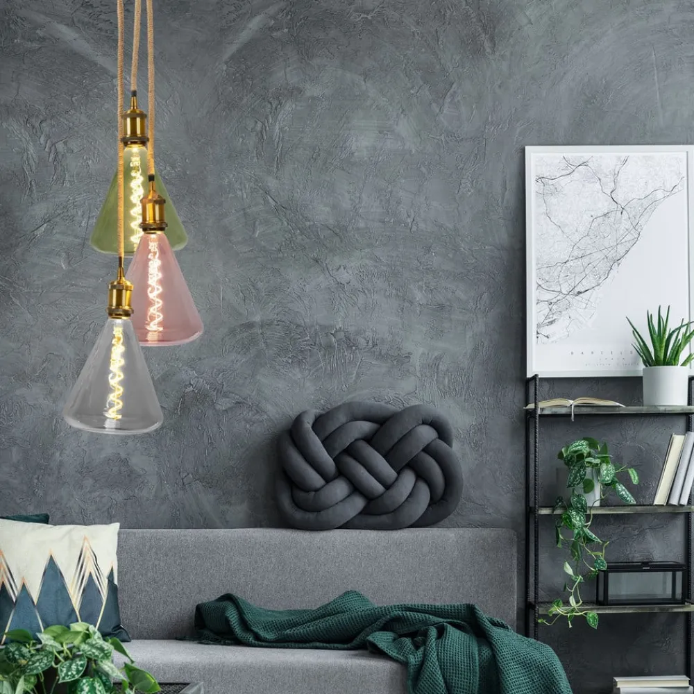 Näve Dæmpbar Led-Pære|Filament Pære > Dilly LED-pære E27 4W 2200K, kan dæmpes, gråtonet