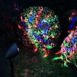 Julepynt|Julelys Udendørs ^ Näve Disco LED-projektørlampe til facadebelysning