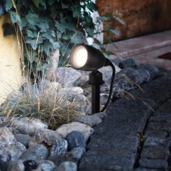 Udendørs Spot ^ EGLO Diskret LED-spot Nema med jordspyd