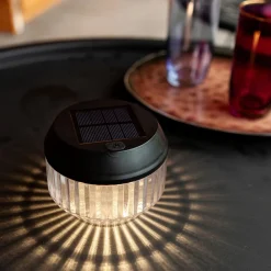 Solcellelamper ^ LUTEC Diva LED-bordlampe, solcelle, IP44, sæt med 2 stk