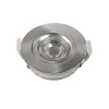 Heitronic Loftlamper|Indbygningsspots > DL6809 LED-downlight, rundt, nikkel
