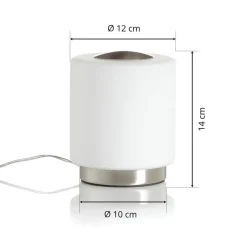 Fabas Luce Bordlamper > Dæmpbar bordlampe Simi med touchfunktion