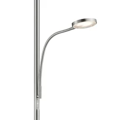Knapstein Arbejdsrum/Kontor|Gulvlamper > Dæmpbar LED-uplight Hades med LED-læsearm
