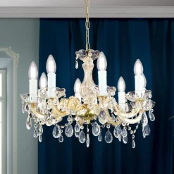 ORION Lysekroner|Pendellamper > Dolores lysekrone, 8 lyskilder