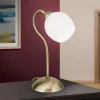ORION Bordlamper > Doma bordlampe, antik messingfarve, højde 30 cm, glas