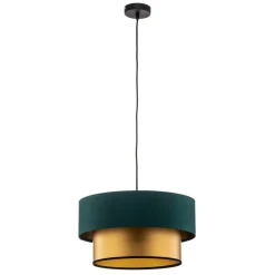 Maco Design Pendellamper|Pendellamper > Dorina hængelampe, grøn/guld Ø 40cm