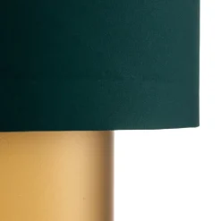 Maco Design Pendellamper|Pendellamper > Dorina hængelampe, grøn/guld Ø 40cm