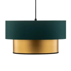 Maco Design Pendellamper|Pendellamper > Dorina hængelampe, grøn/guld Ø 40cm