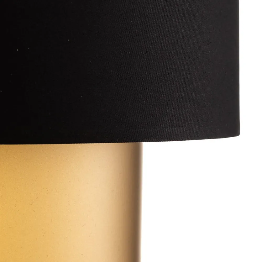 Maco Design Pendellamper > Dorina hængelampe, sort/guld Ø 50cm