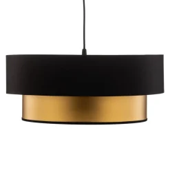 Maco Design Pendellamper > Dorina hængelampe, sort/guld Ø 50cm
