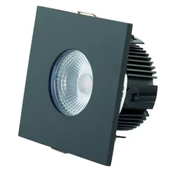 DOTLUX Loftlamper > MULTIsun LED indbygningslampe kantet, sort