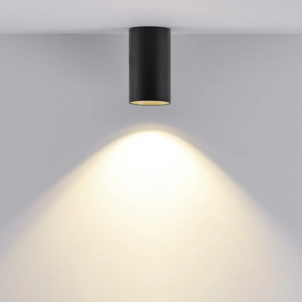 Deko-Light Loftlamper > Downlight CAN, sort, IP20, Ø 6 cm, metal, GU10