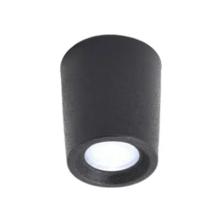 Udendørs Loftlamper ^ Fumagalli Downlight Livia Ø 6 cm sort/frostet kunstharpiks G9 4,000K