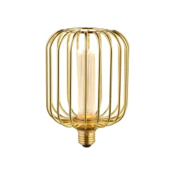 Searchlight Dæmpbar Led-Pære|Filament Pære > Drum LED-pære, guld, E27, 3,5 W, 1.800 K, dæmpbar