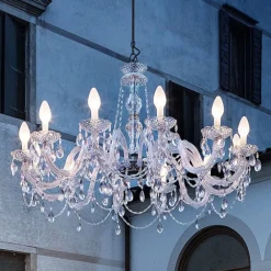 Masiero Udendørs Pendellamper > Drylight S12 - udendørs LED-lysekrone,12 lyskilder