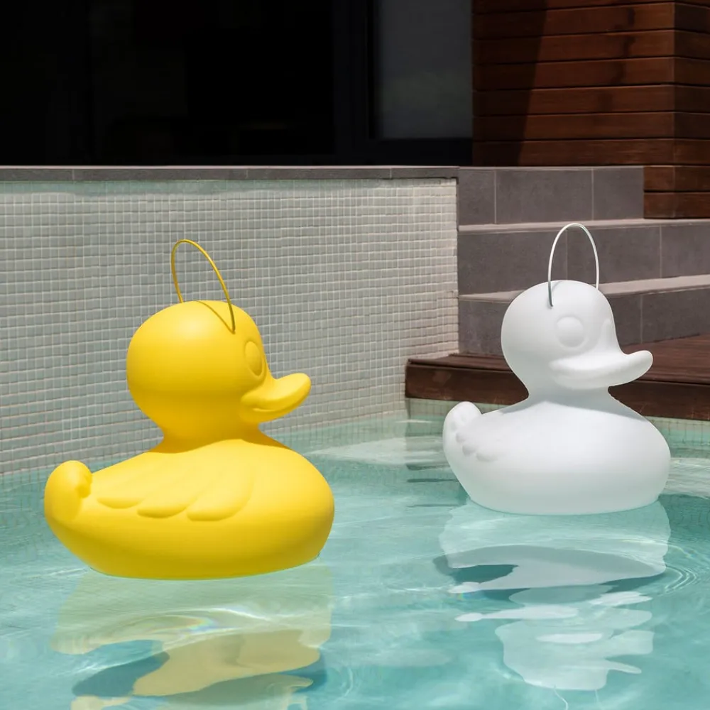 Goodnight Light Dekorationsbelysning|Terrassebelysning > DUCK-DUCK S udendørs LED-designerlampe, gul