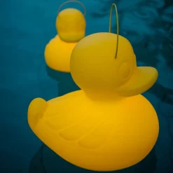 Goodnight Light Dekorationsbelysning|Terrassebelysning > DUCK-DUCK XL udendørs LED-designerlampe, gul
