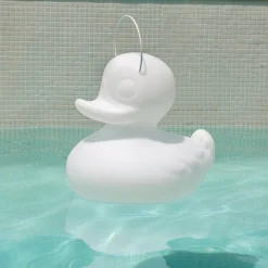 Dekorationsbelysning ^ Goodnight Light DUCK-DUCK XL udendørs LED-designerlampe, hvid