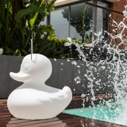 Dekorationsbelysning ^ Goodnight Light DUCK-DUCK XL udendørs LED-designerlampe, hvid