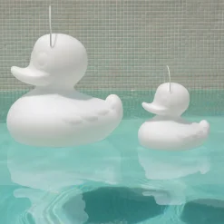 Dekorationsbelysning ^ Goodnight Light DUCK-DUCK XL udendørs LED-designerlampe, hvid
