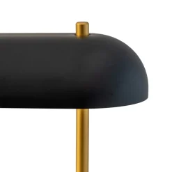 Dyberg Larsen Arbejdsrum/Kontor|Bordlamper > Arch bordlampe, sort/messingfarvet, metal