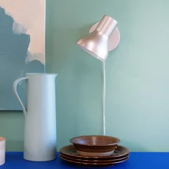 Dyberg Larsen Væglamper > Bob væglampe med metalfinish, beige