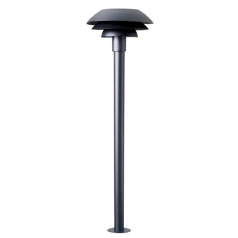 Dyberg Larsen Gadebelysning > DL31 udendørs pullert sort Ø 31cm