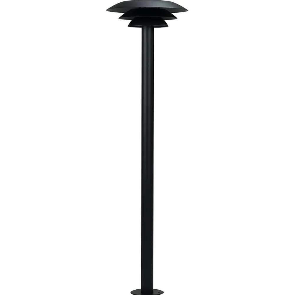 Dyberg Larsen Gadebelysning > DL25 Udendørs pullert sort Ø 25cm