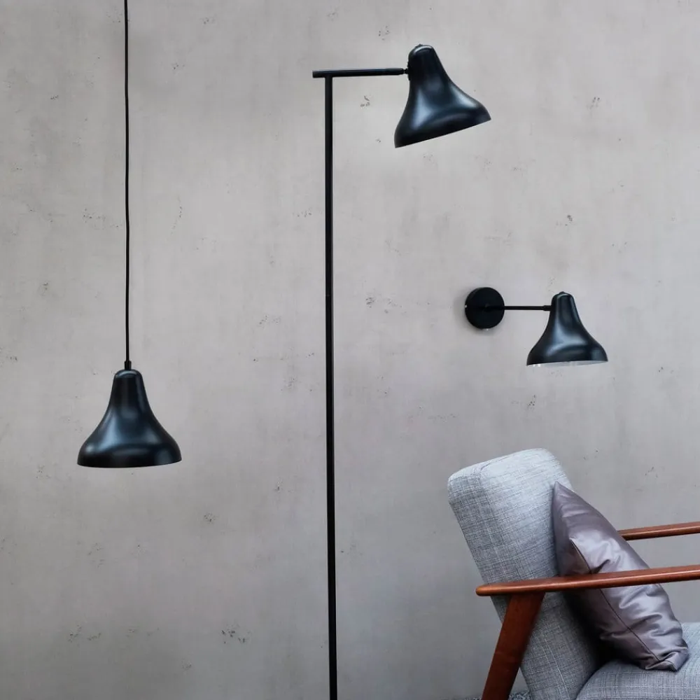 Dyberg Larsen Gulvlamper|Gulvlamper > gulvlampe Tokyo, sort, højde 155 cm, metal