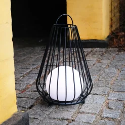 Terrassebelysning ^ Dyberg Larsen LED-bordlampe Evesham, højde 48 cm