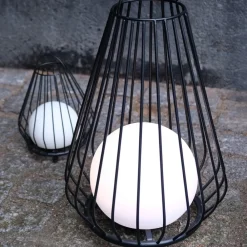 Terrassebelysning ^ Dyberg Larsen LED-bordlampe Evesham, højde 48 cm