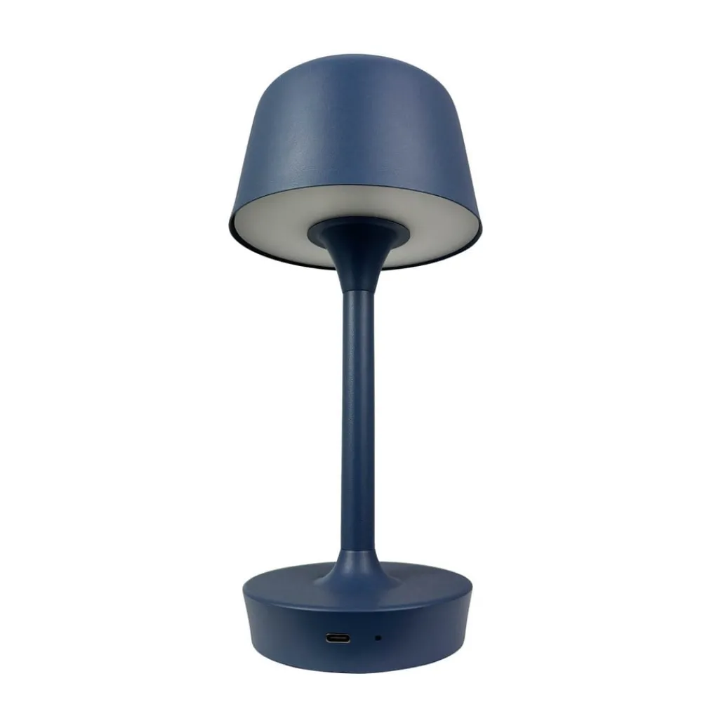 Dyberg Larsen Bordlamper > LED-bordlampe Flow, blå, højde 25 cm