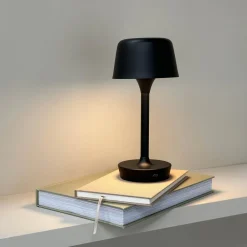 Dyberg Larsen Bordlamper > LED-bordlampe Flow, sort, højde 25 cm