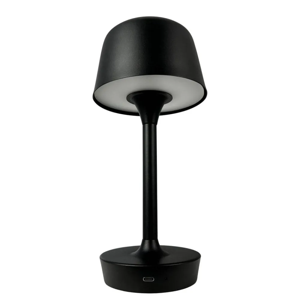Dyberg Larsen Bordlamper > LED-bordlampe Flow, sort, højde 25 cm
