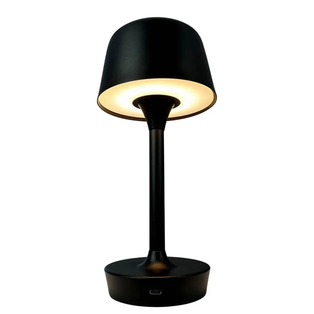 Dyberg Larsen Bordlamper > LED-bordlampe Flow, sort, højde 25 cm