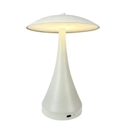Dyberg Larsen Bordlamper > LED-bordlampe Vienna, creme, højde 28 cm