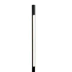 Gulvlamper ^ Dyberg Larsen LED-gulvlampe Vagner, sort, højde 150 cm