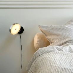 Dyberg Larsen Væglamper|Væglamper > LED-væglampe Starlight, krom Ø 14 cm dæmpbar