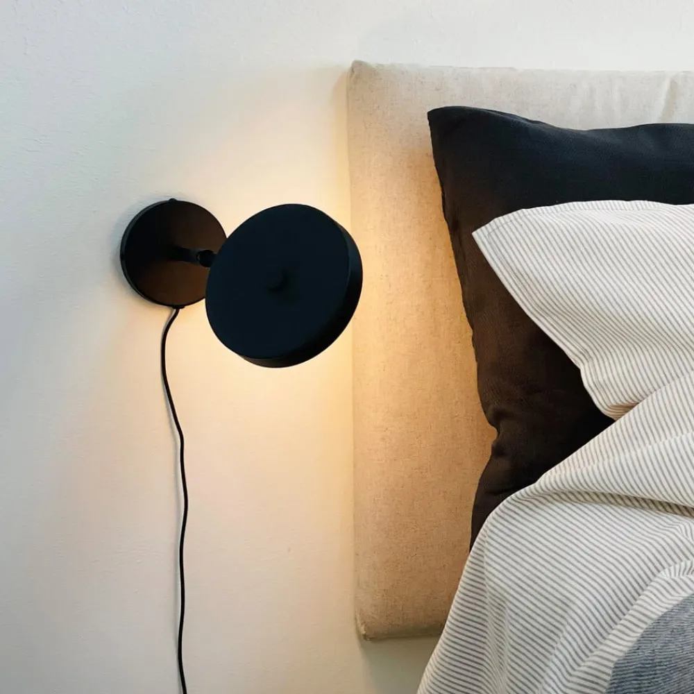 Dyberg Larsen Væglamper > LED-væglampe Starlight, sort, Ø 14 cm
