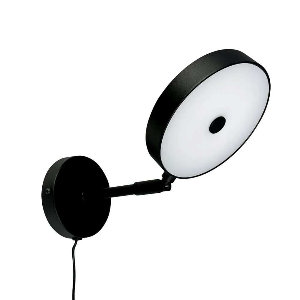 Dyberg Larsen Væglamper > LED-væglampe Starlight, sort, Ø 14 cm