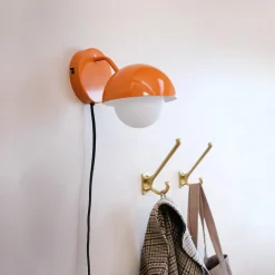 Dyberg Larsen Væglamper|Væglamper > Rose væglampe, blank orange