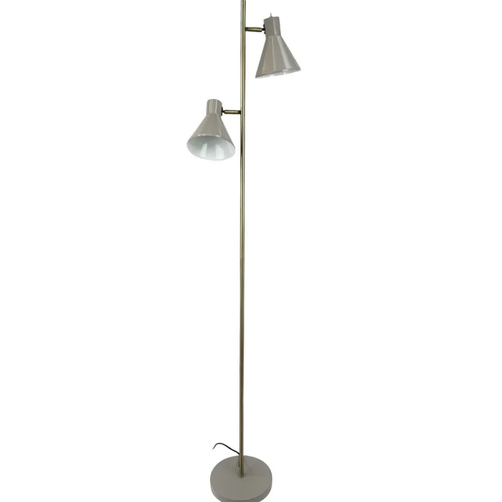 Dyberg Larsen Gulvlamper > Sleep gulvlampe, brun, højde 165 cm, stål