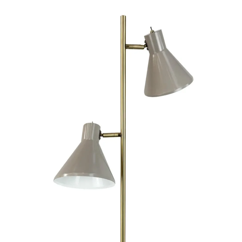 Dyberg Larsen Gulvlamper > Sleep gulvlampe, brun, højde 165 cm, stål
