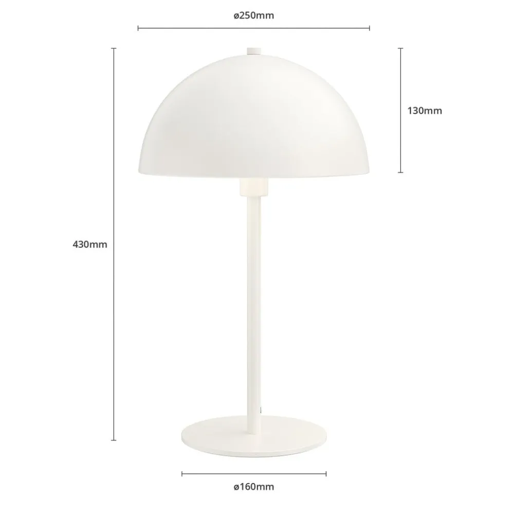 Dyberg Larsen Bordlamper > Stockholm bordlampe E14, 43 cm, hvid