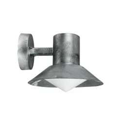 Dyberg Larsen Terrassebelysning > udendørs væglampe Venice, galvaniseret, Ø 20 cm
