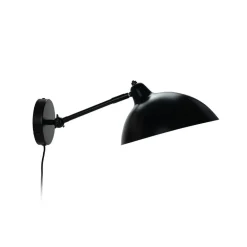 Arbejdsrum/Kontor|Væglamper ^ Dyberg Larsen væglampe Futura, sort, bredde 25,6 cm